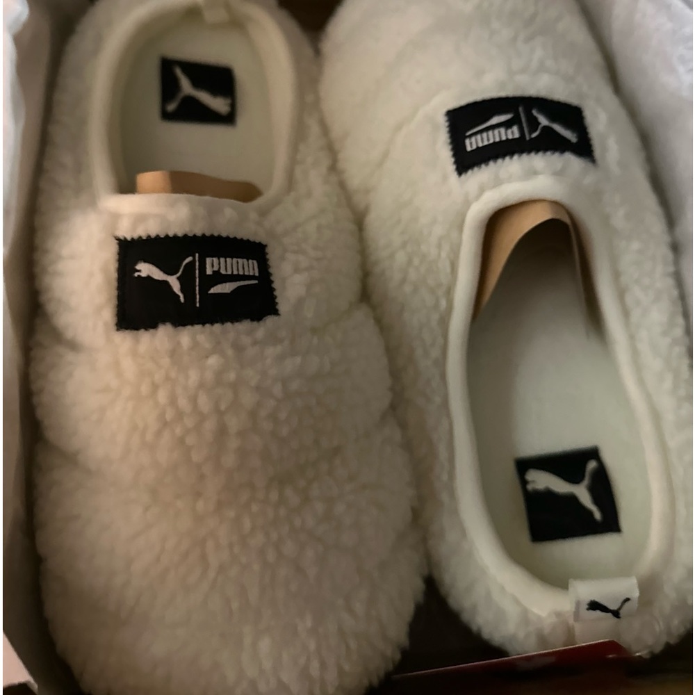 Puma sherpa house slippers